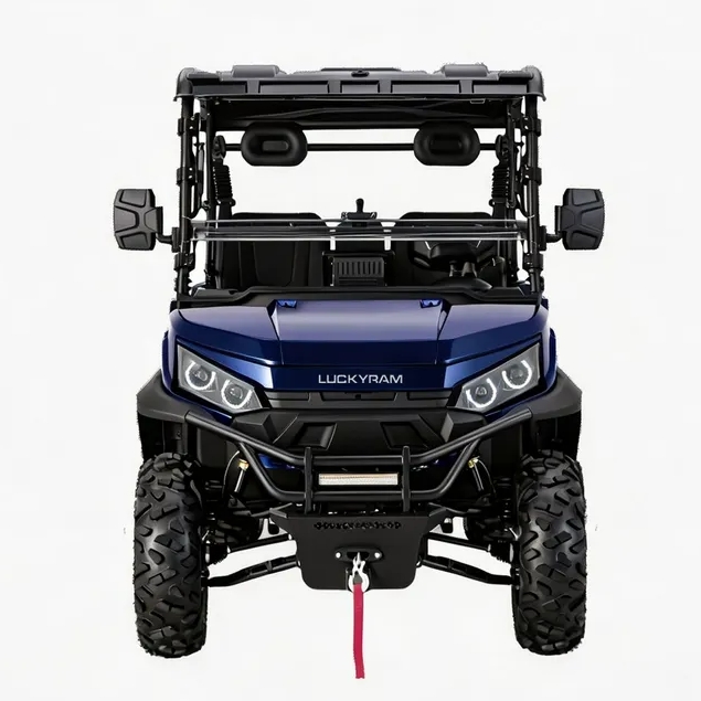 یدک کش 1000 کیلوگرمی UTV 10 کیلوواتی AC موتور 4WD الکتریکی برای مزرعه شکار