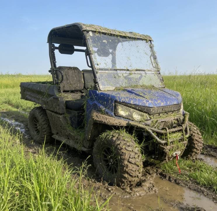 73.6 ولت 4WD خارج از جاده UTV EPS فرمان 20 کیلو وات حداکثر قدرت 80-100 کیلومتر