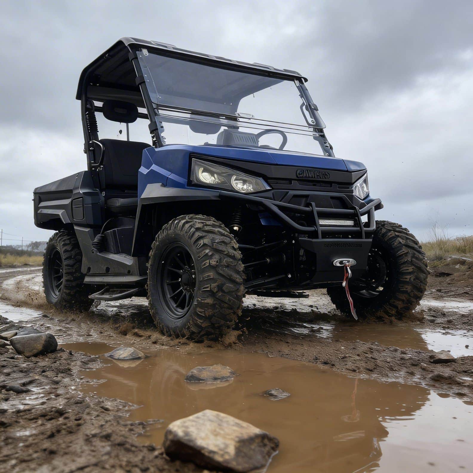UTV برقی 73.6 ولت 20 کیلووات حداکثر توان 4WD 400A کنترل خارج از جاده