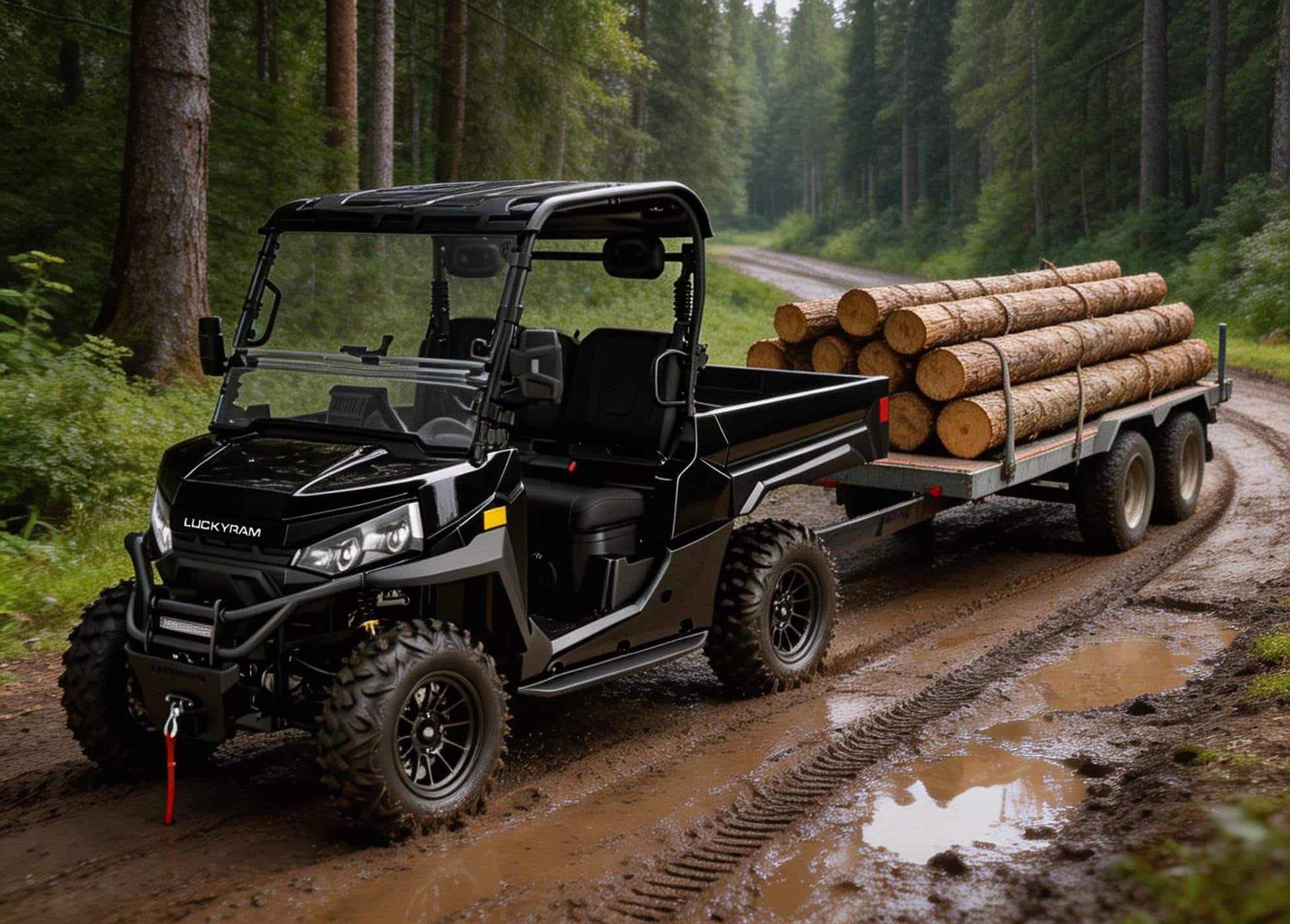 کنترلر Farm Heavy Duty UTV 4WD 10KW AC Motor 73.6V 400A